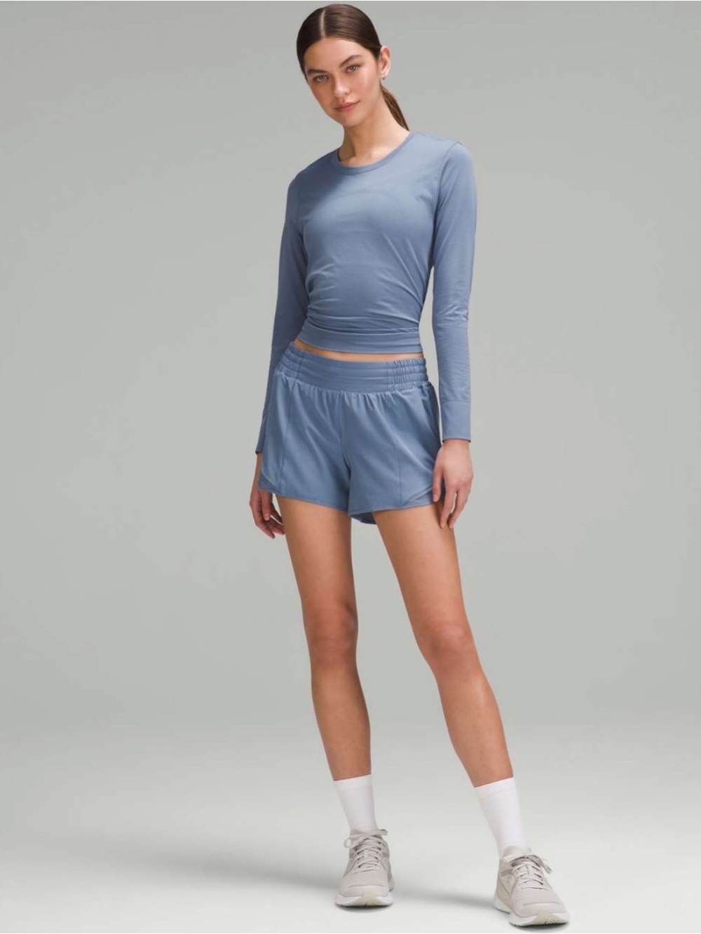 🆕 LULULEMON | Hotty Hot High-Rise Lined Short 4" in Oasis Blue